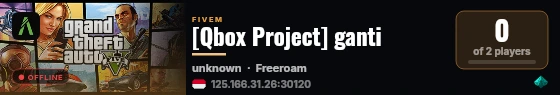 [Qbox Project] ganti live status badge