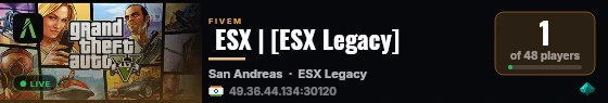  ESX | [ESX Legacy] live status badge