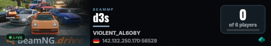 d3s live status badge