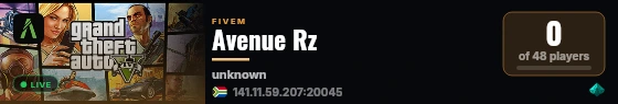 Avenue Rz live status badge