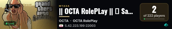|| OCTA RolePLay || ♥ Sakhte Shode Ba Eshgh ♥ || Size: ~ 800 MB || IRAN || live status badge