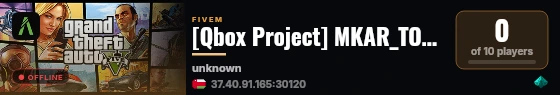 [Qbox Project] MKAR_TOWAN live status badge