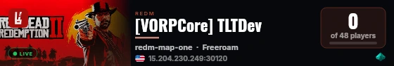 [VORPCore] TLTDev live status badge