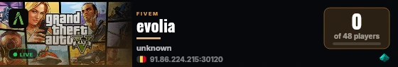 evolia live status badge