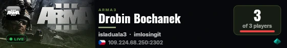 Drobin Bochanek live status badge