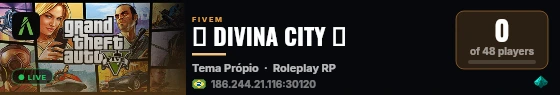 � DIVINA CITY ⭐ live status badge