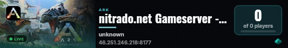 nitrado.net Gameserver - (v361.7) live status badge