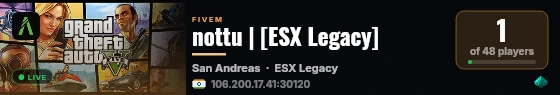 nottu | [ESX Legacy] live status badge