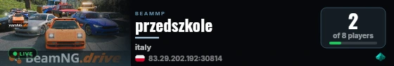 przedszkole live status badge