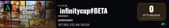  infinitycup#BETA live status badge