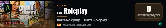 ... Roleplay live status badge