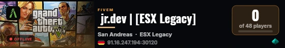  jr.dev | [ESX Legacy] live status badge