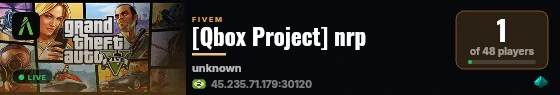 [Qbox Project] nrp live status badge