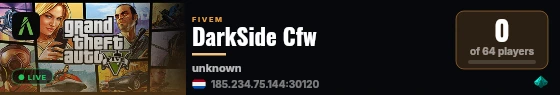 DarkSide Cfw live status badge