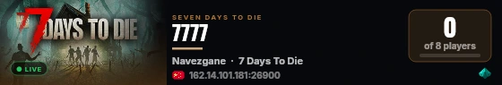 7777 live status badge