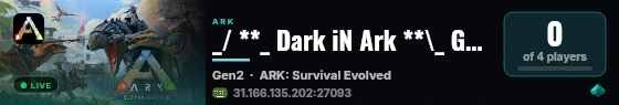 _/ **_ Dark iN Ark **\_ Genesis2 - (v361.7) live status badge