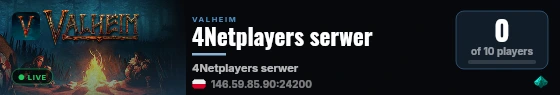4Netplayers serwer live status badge
