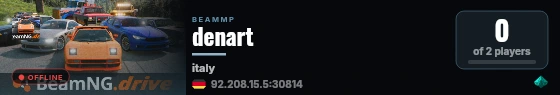denart live status badge