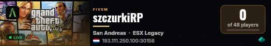 szczurkiRP live status badge