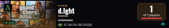 d.lght live status badge