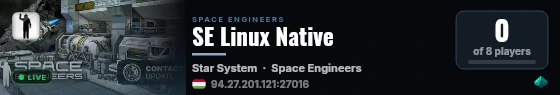 SE Linux Native live status badge