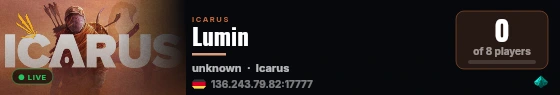 Lumin live status badge