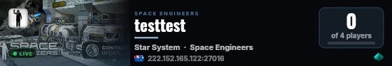 testtest live status badge