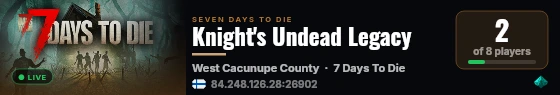 Knight's Undead Legacy live status badge