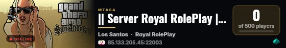 || Server Royal RolePlay || Best Server Iran || Fix FPS || live status badge