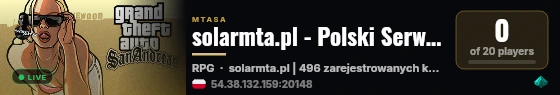 solarmta.pl - Polski Serwer RPG live status badge