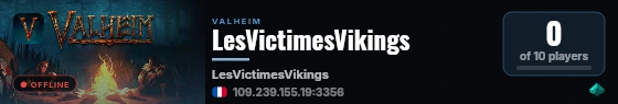 LesVictimesVikings live status badge