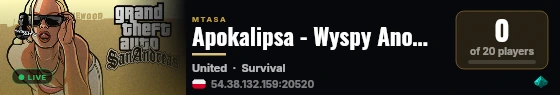 Apokalipsa - Wyspy Anomalii live status badge