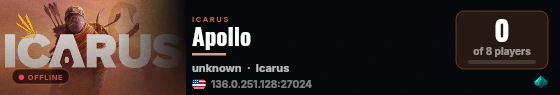 Apollo live status badge