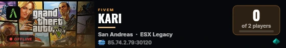 KARI    live status badge