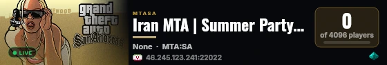 Iran MTA | Summer Party | 2 live status badge