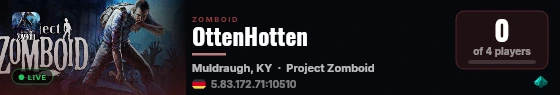 OttenHotten live status badge