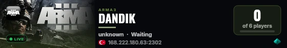 DANDIK live status badge