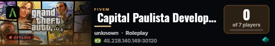  Capital Paulista Developer live status badge