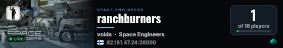 ranchburners live status badge