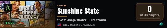 Sunshine State live status badge