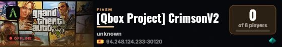 [Qbox Project] CrimsonV2 live status badge