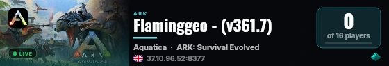 Flaminggeo - (v361.7) live status badge