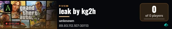 leak by kg2h live status badge