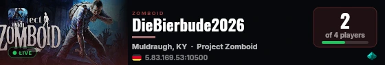 DieBierbude2026 live status badge