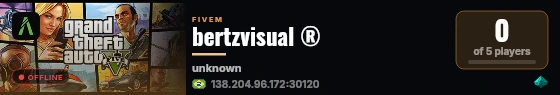 bertzvisual ® live status badge