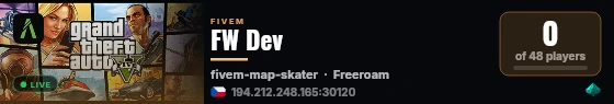 FW Dev live status badge