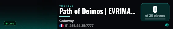 Path of Deimos | EVRIMA Research live status badge