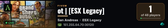 ot | [ESX Legacy] live status badge