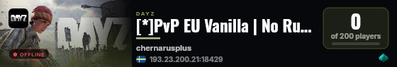 [*]PvP EU Vanilla | No Rules | 3PP live status badge