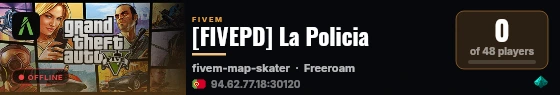 [FIVEPD] La Policia live status badge